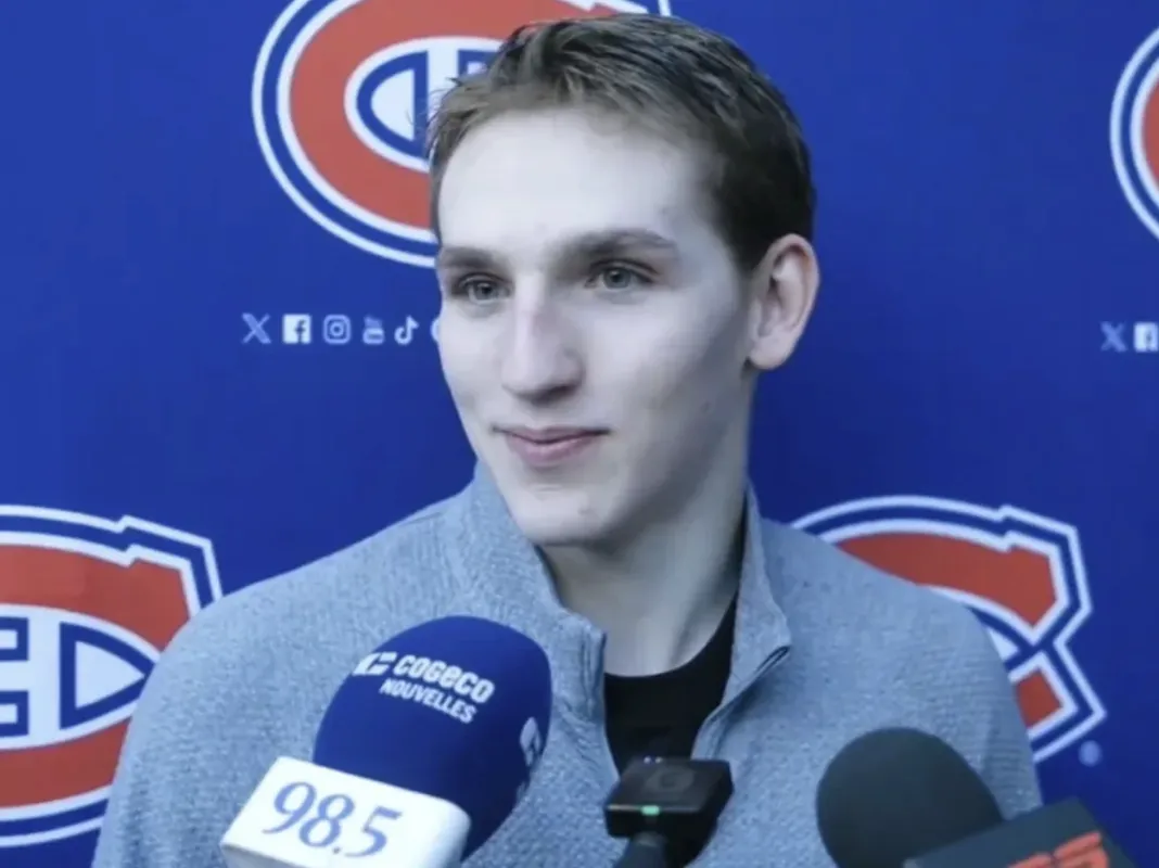 Entrevue émouvante de Lane Hutson: l'histoire a fait le tour du monde