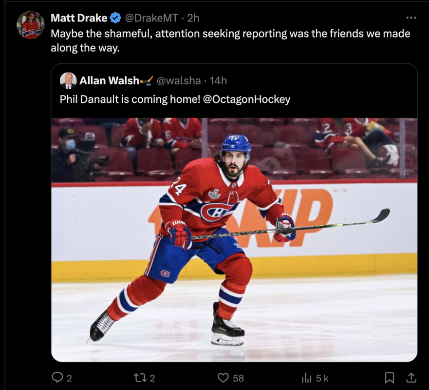 Honte autour de Phillip Danault : son agent doit faire des excuses publiques