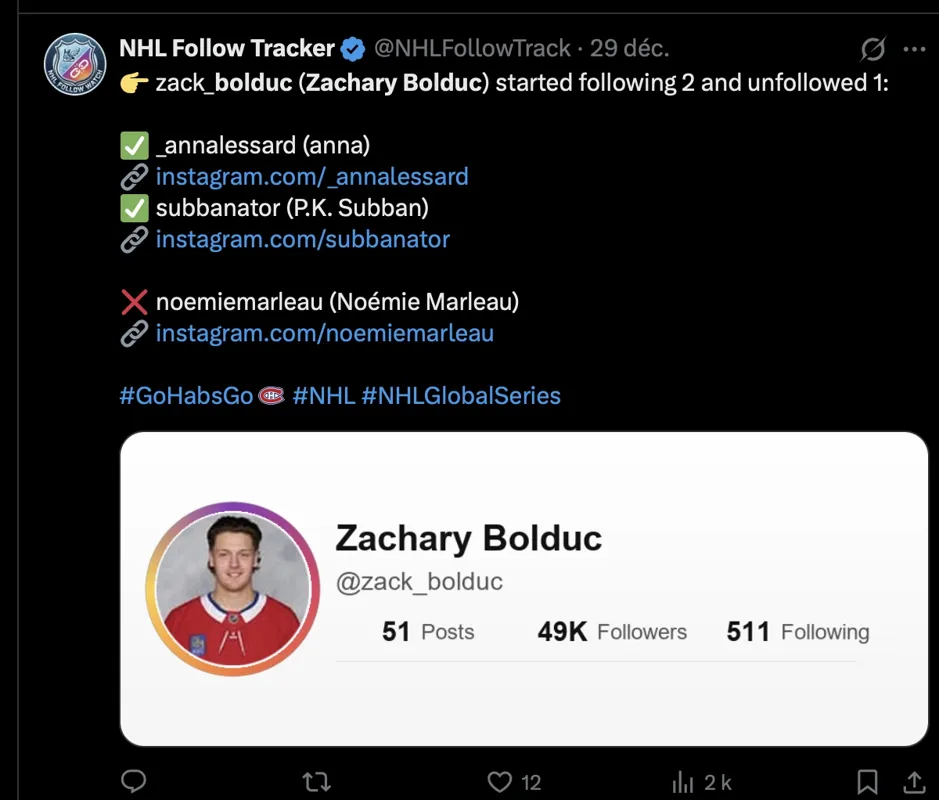 Vie en ligne agitée: Zachary Bolduc suivi jusqu'à Occupation Double