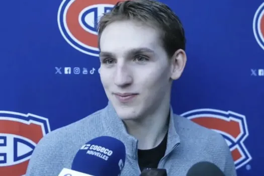 Entrevue émouvante de Lane Hutson: l'histoire a fait le tour du monde