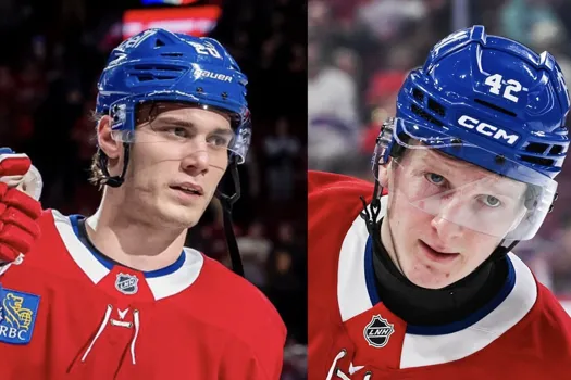 Geste inapproprié au centre de la glace : Juraj Slafkovsky blâme publiquement Adam Engstrom