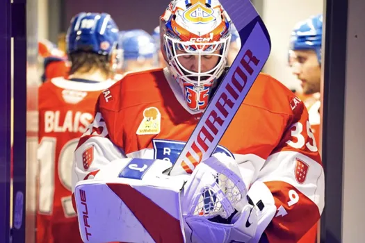 Samuel Montembeault fâché envers le Rocket de Laval