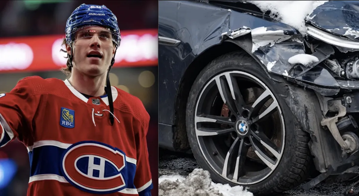 Accident d’auto pour Juraj Slafkovsky: la vérité diffusée