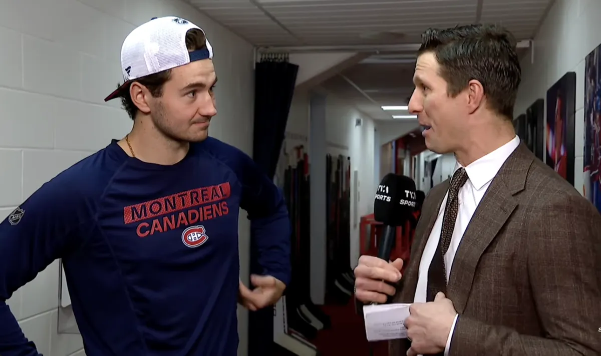 Scène honteuse à TVA Sports: Antoine Roussel rend Alexandre Texier mal à l'aise