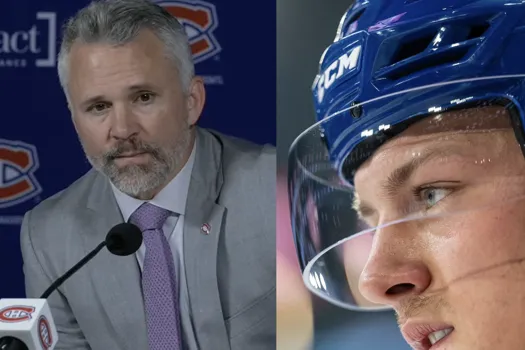 Émotion dans la voix: Martin St-Louis est tanné des critiques sur Zachary Bolduc