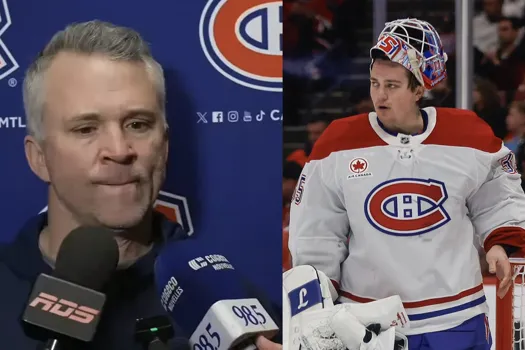 Martin St-Louis place Samuel Montembeault au bord du précipice