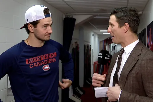 Scène honteuse à TVA Sports: Antoine Roussel rend Alexandre Texier mal à l'aise