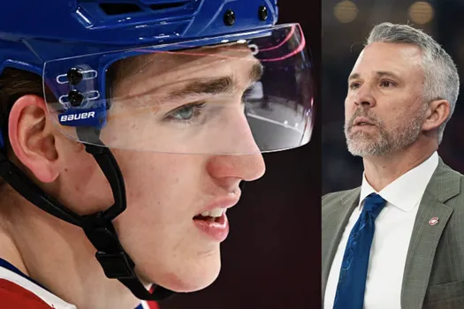 Un point perdu par Martin St-Louis: Lane Hutson mis de côté