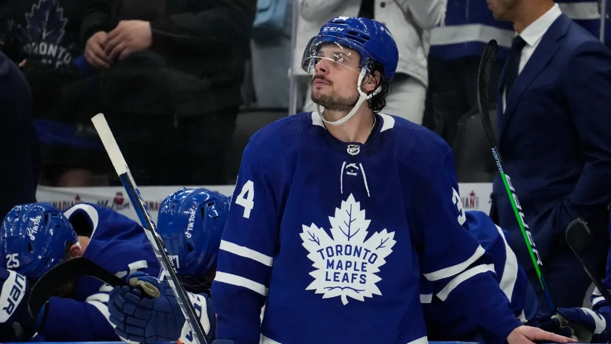 C'est terminé pour Auston Matthews et les Maple Leafs de Toronto