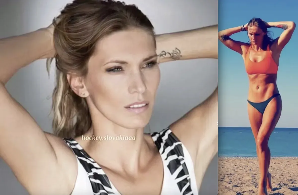 Femme vedette: la mère de Juraj Slafkovsky choque Milan