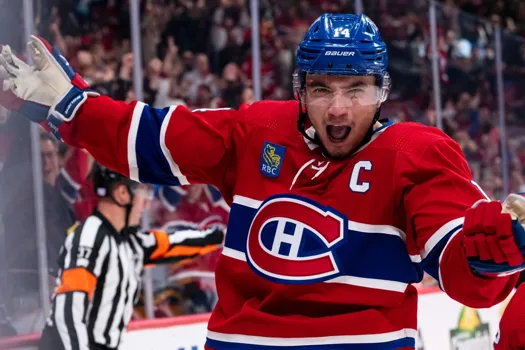 Coup de circuit pour Nick Suzuki: son trio olympique donne des frissons