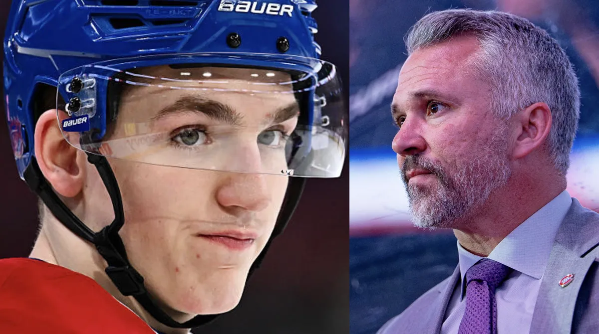 Honte à Martin St-Louis: Lane Hutson forcé d’avaler la pilule