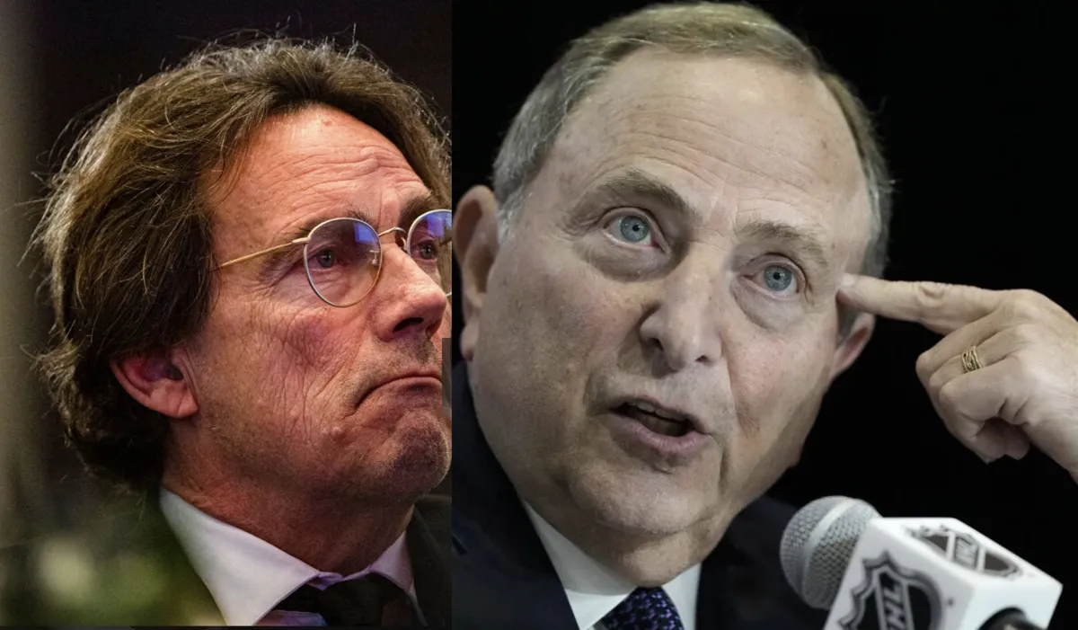 Honte publique pour Pierre-Karl Péladeau: il mendie Gary Bettman