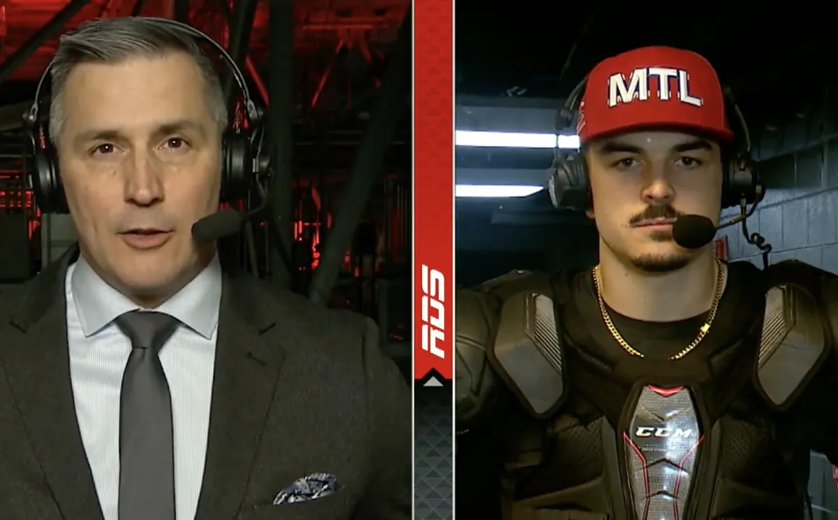 Malaise à RDS: l'entrevue d'Arber Xhekaj tourne mal