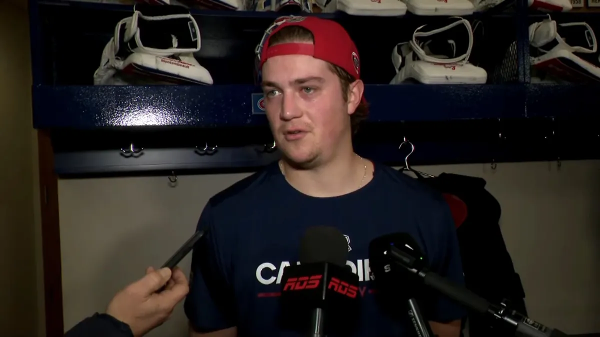 Samuel Montembeault enfoncé par Martin St-Louis: une scène qui donne mal au coeur