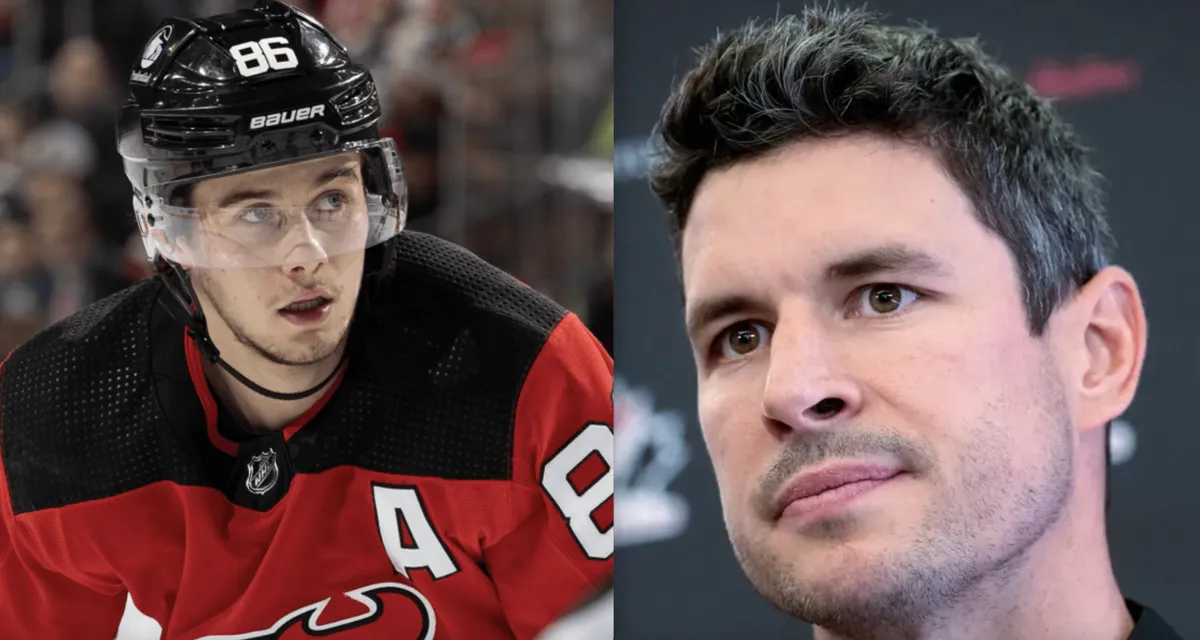 Une claque monumentale : Sidney Crosby remet Jack Hughes à sa place