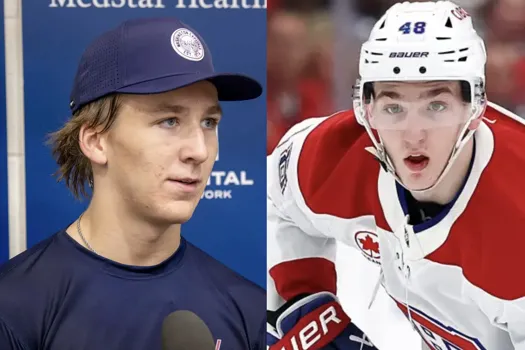 Bombe Montréal-Washington: moment étrange pour Lane Hutson