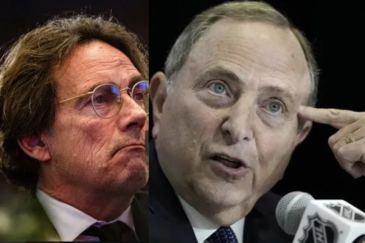 Honte publique pour Pierre-Karl Péladeau: il mendie Gary Bettman