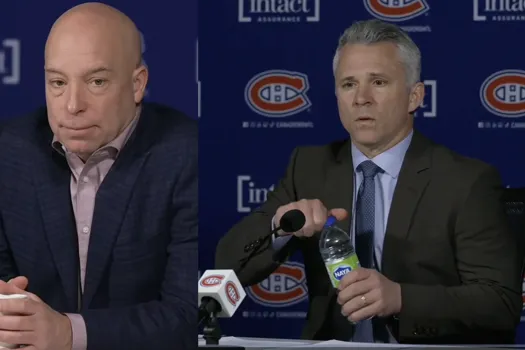 Intervention urgente : Kent Hughes et Martin St-Louis en discussion sérieuse