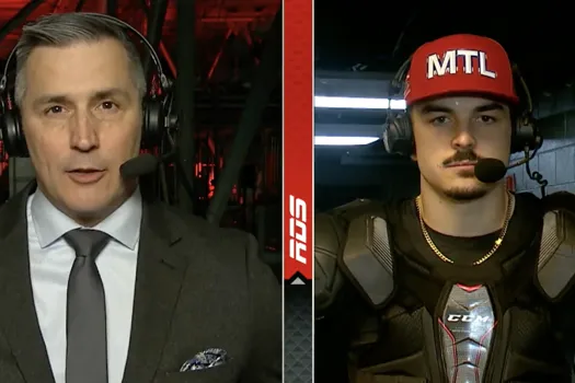 Malaise à RDS: l'entrevue d'Arber Xhekaj tourne mal