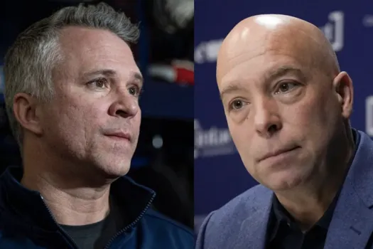 Malaise en conférence de presse: Kent Hughes vise Martin St-Louis