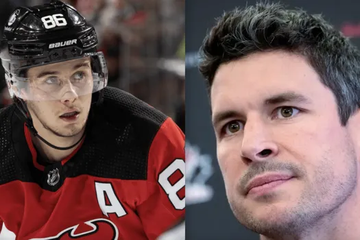 Une claque monumentale : Sidney Crosby remet Jack Hughes à sa place