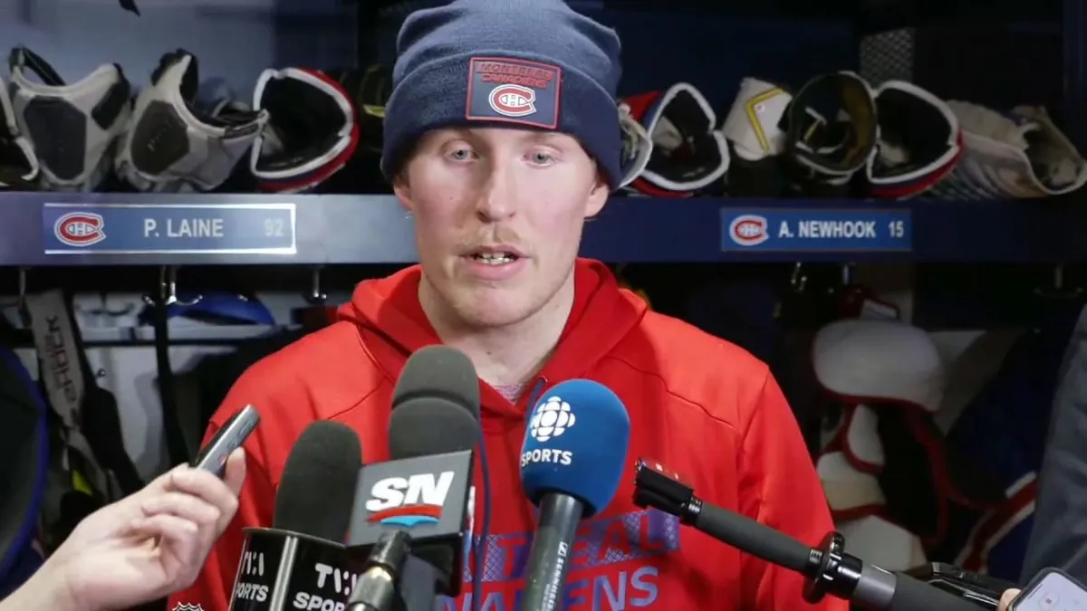 Conversation captée entre Patrik Laine et Martin St-Louis