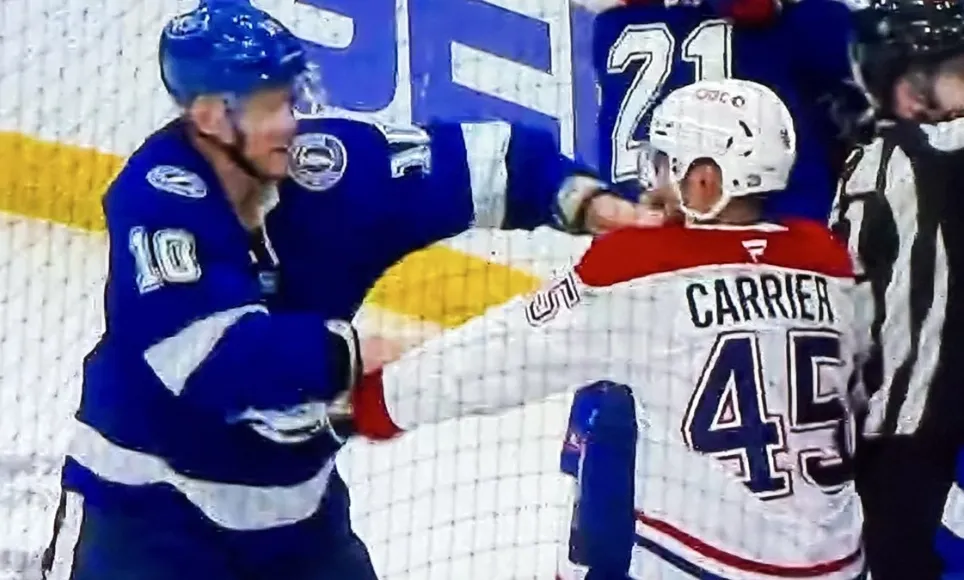 Corey Perry franchit la ligne contre Alexandre Carrier : Josh Anderson promet une réponse