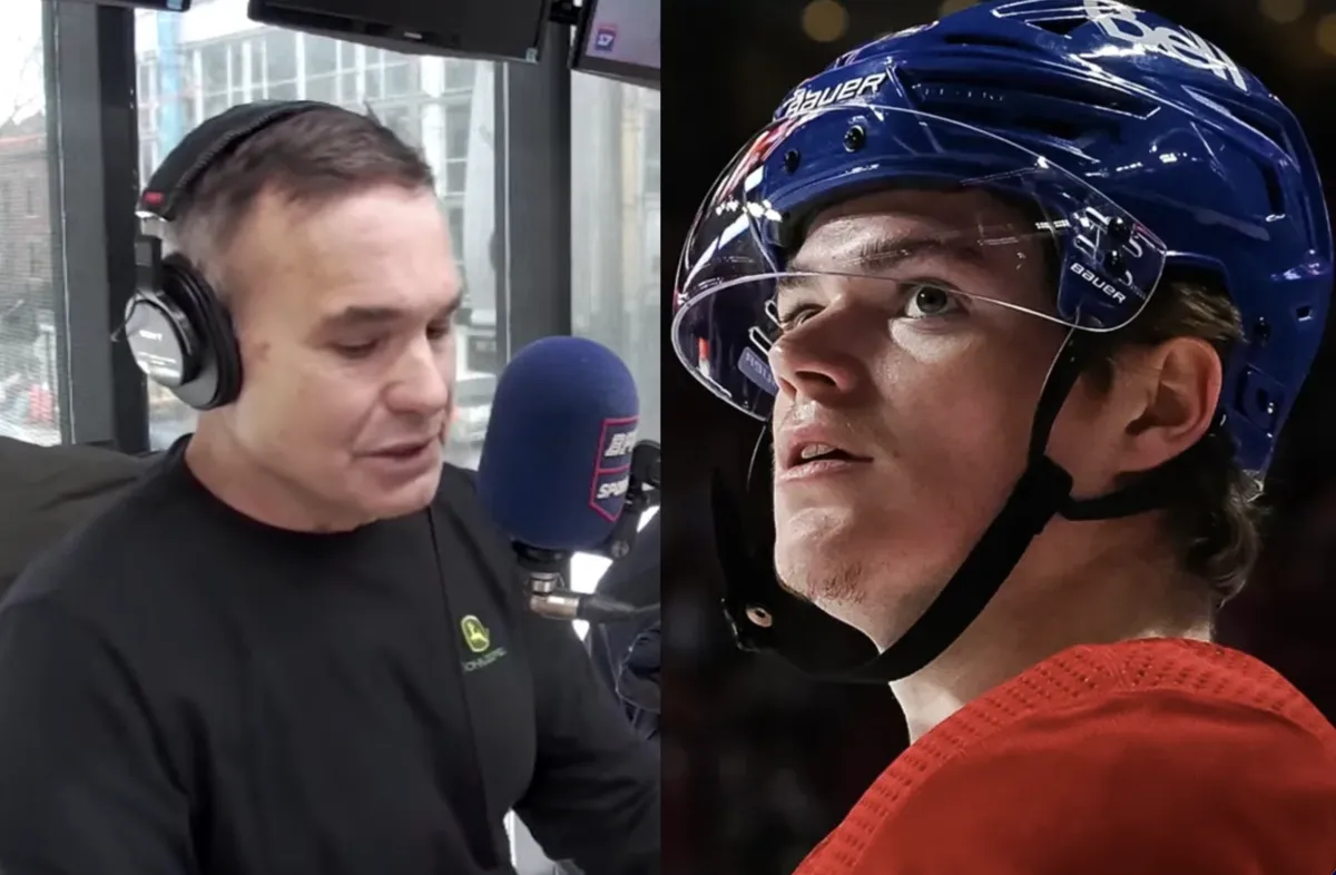 Crise de Gilbert Delorme en direct: il traite Cole Caufield de peureux