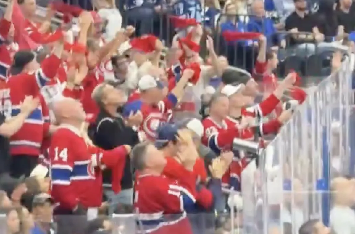 Honte aux partisans du Lightning: les fans du CH font exploser la place