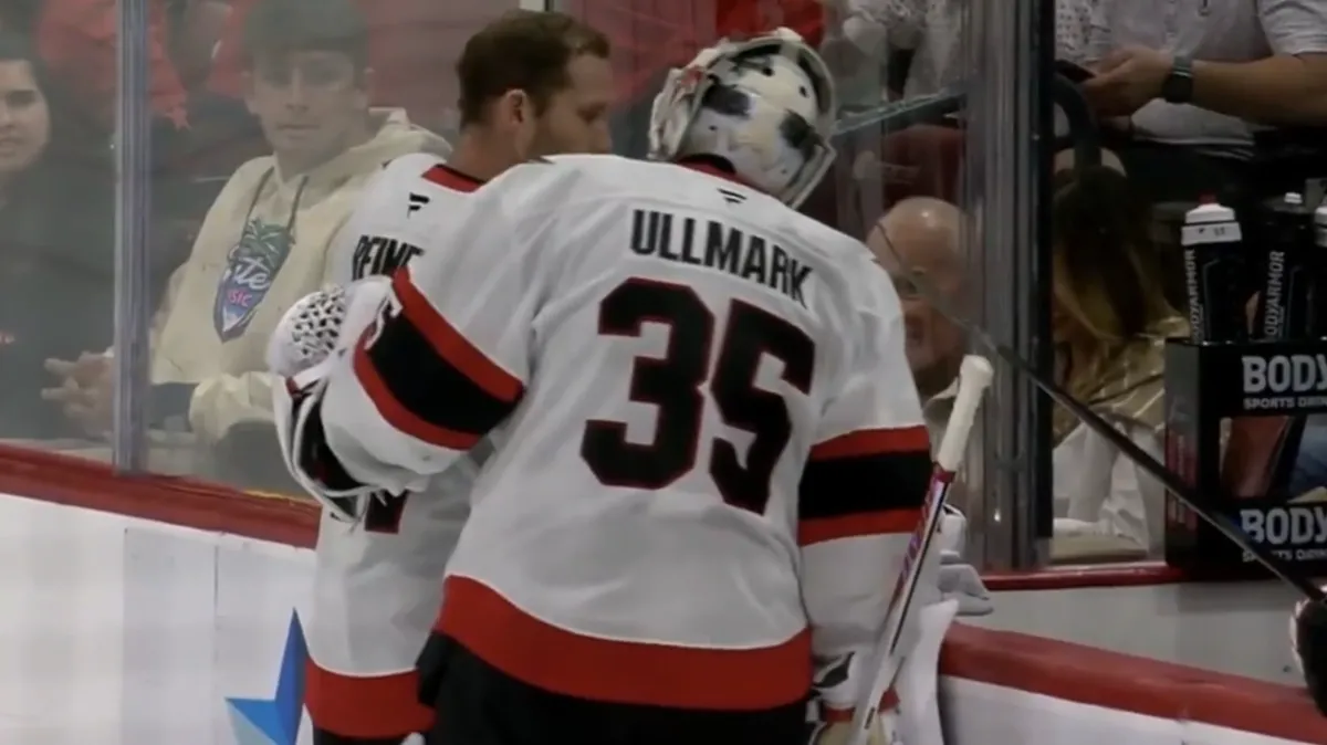 Humiliation totale à Sunrise : Linus Ullmark se fait chasser comme un junior