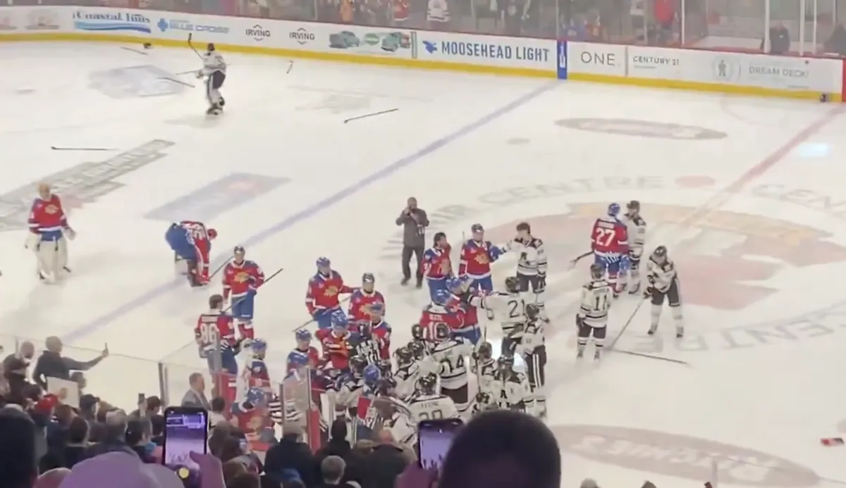 Perte de respect totale : bagarre générale dans la LHJMQ