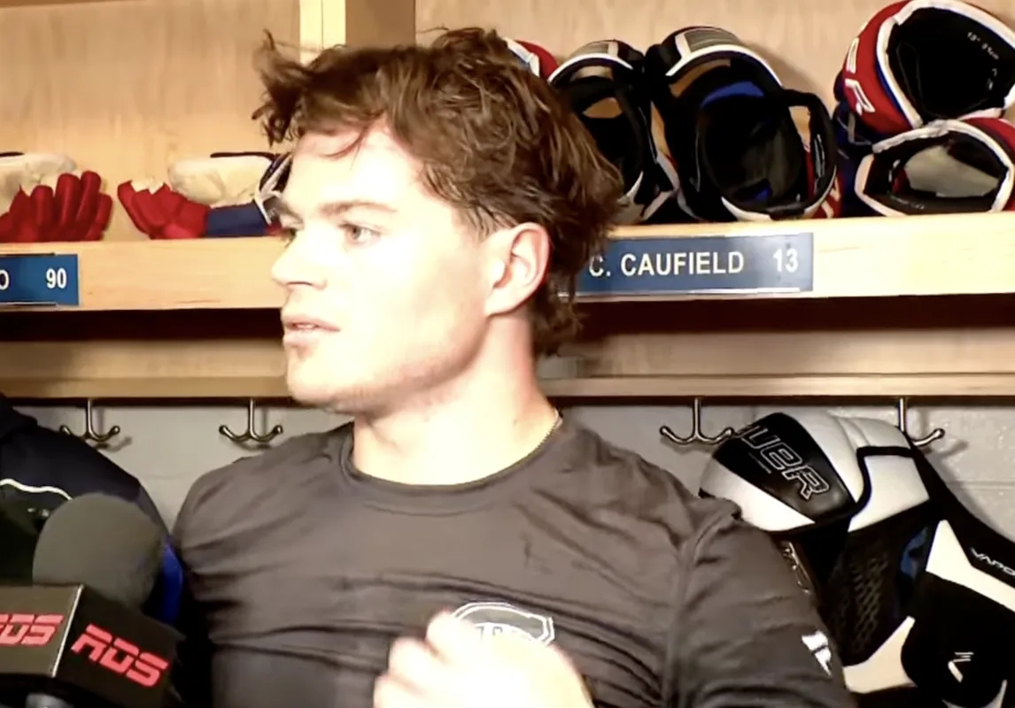 Peur de se faire frapper: Cole Caufield répond aux mauvaises langues