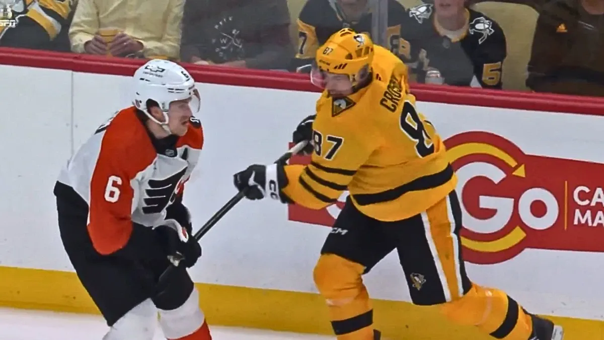 Scène disgracieuse: Sidney Crosby pète les plombs