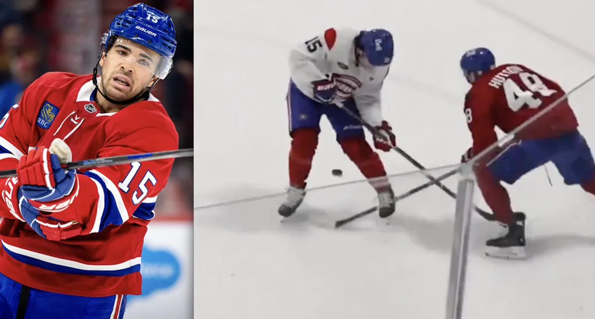 Scène honteuse à Brossard: Alex Newhook déculotté devant la foule