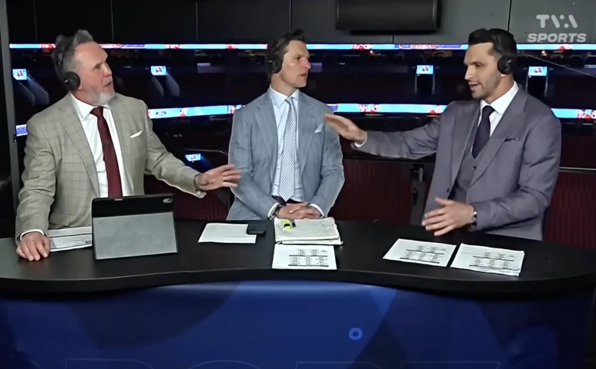 Tension dans le studio de TVA Sports: Maxim Lapierre perd patience