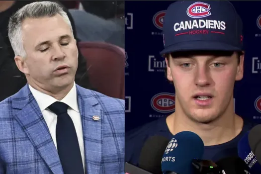 Claque au visage: Martin St-Louis frappe Zachary Bolduc sans prévenir