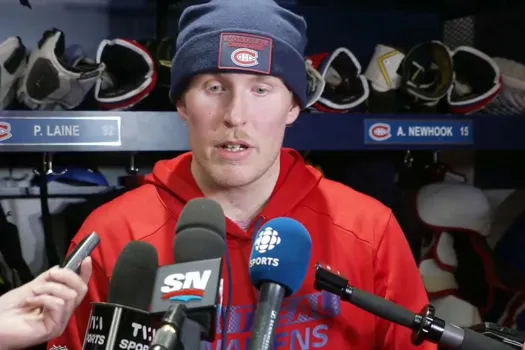 Conversation captée entre Patrik Laine et Martin St-Louis