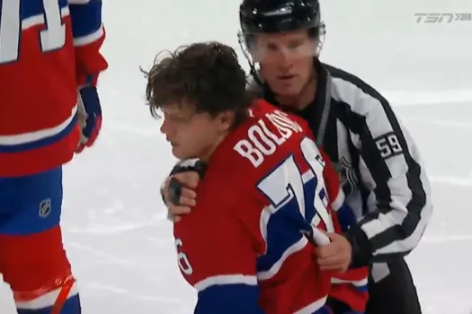 Coup salaud: Luke Hughes accuse Zachary Bolduc