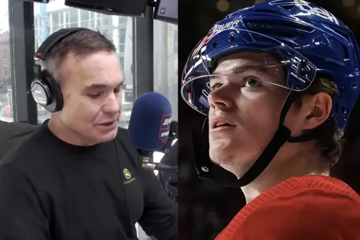 Crise de Gilbert Delorme en direct: il traite Cole Caufield de peureux