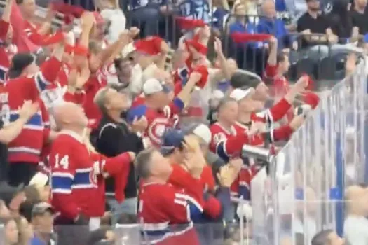 Honte aux partisans du Lightning: les fans du CH font exploser la place