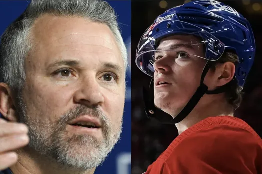 Larmes aux yeux: le cri du coeur de Cole Caufield à Martin St-Louis