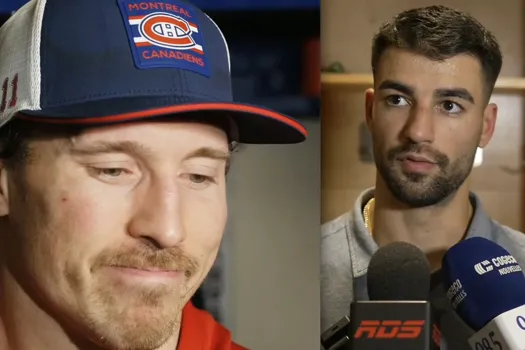Malaise sur la galerie de presse: Brendan Gallagher rejette Joe Veleno