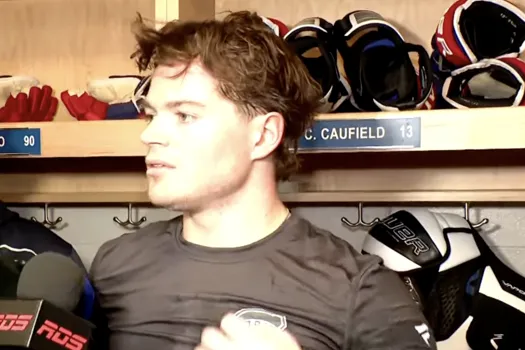 Peur de se faire frapper: Cole Caufield répond aux mauvaises langues