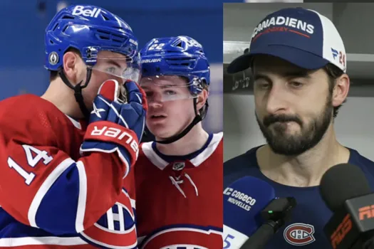 Propos déplacés de Phil Danault: Nick Suzuki et Cole Caufield blessés