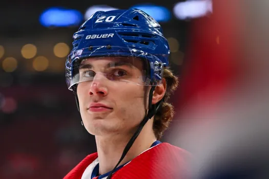 Un peureux effrayé: le Journal de Montréal cinglant envers Juraj Slafkovsky