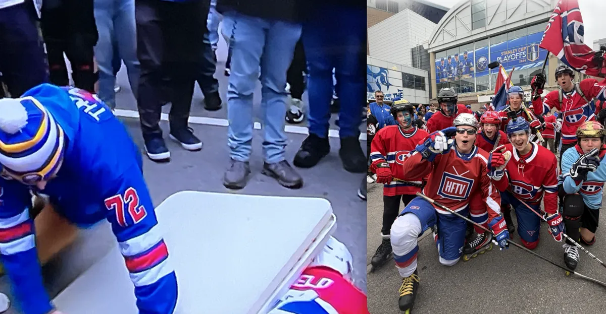 Buffalo craque mentalement : les provocations des fans du Canadien tournent au chaos