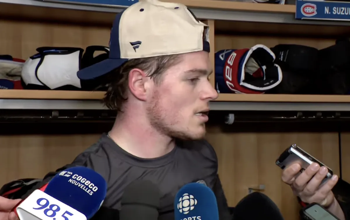 Perte de patience: Cole Caufield envoie promener les journalistes