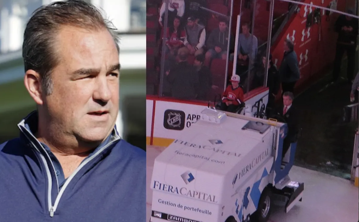 Porte de la zamboni:  Geoff Molson refuse de réparer la baie vitrée