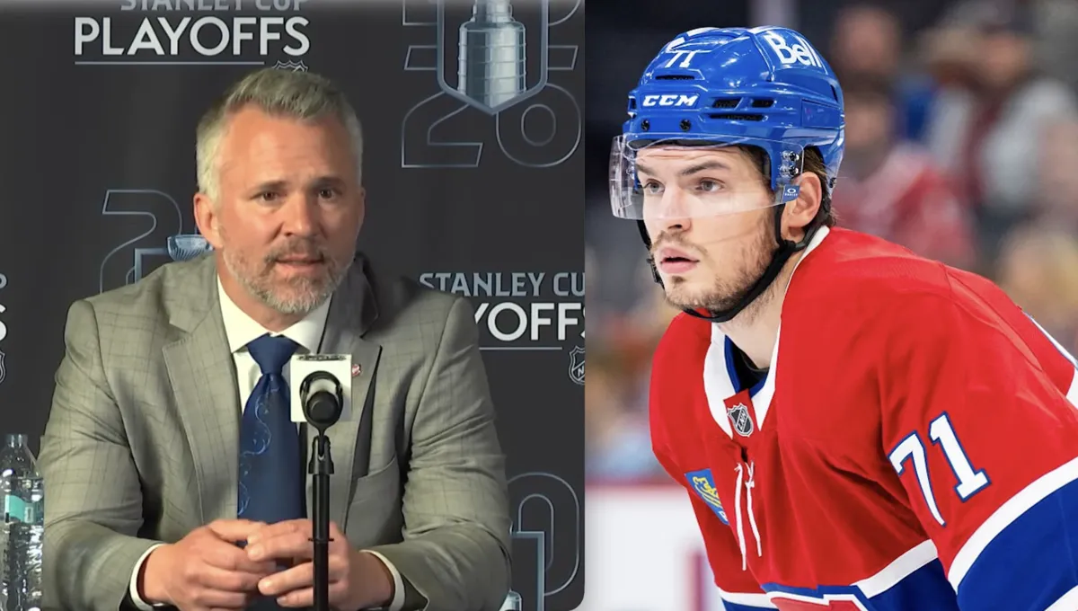 Surprise en salle de presse : Martin St-Louis remet Jake Evans à sa place